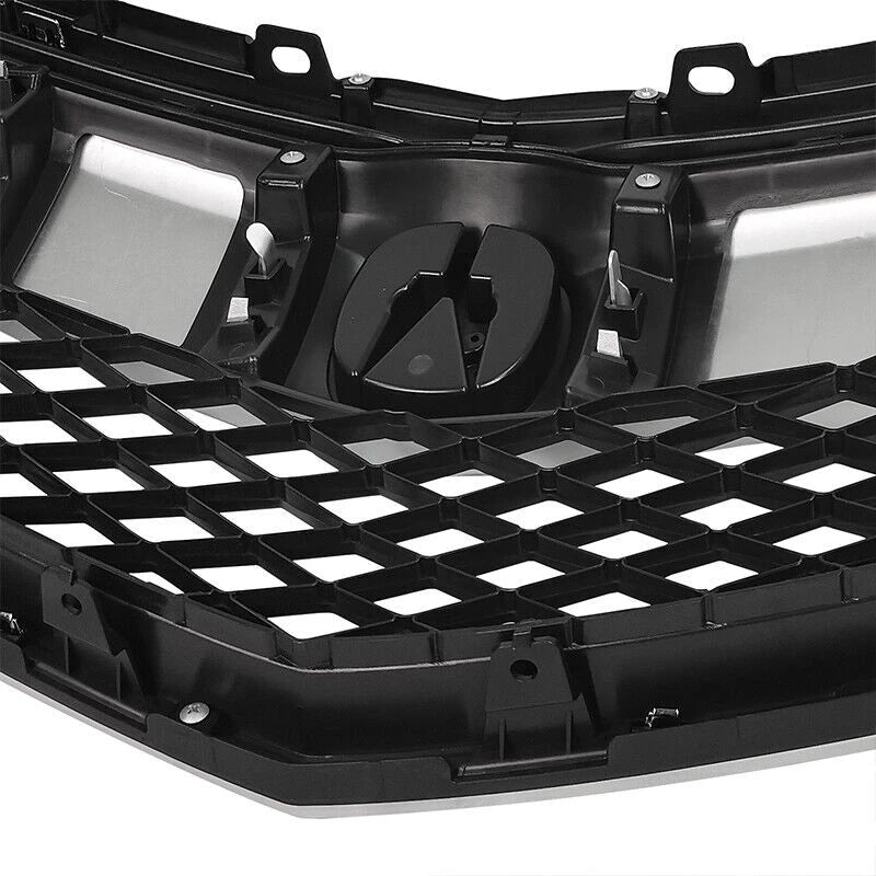 retail grill Fit 2013 2014 2015 Acura RDX Front Bumper Upper Grille Chrome Trim Mesh Grill