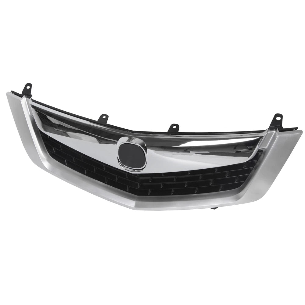 retail For Acura TSX Sedan 2009 2010 Chrome Front Bumper Upper Grille Mesh Style Grill