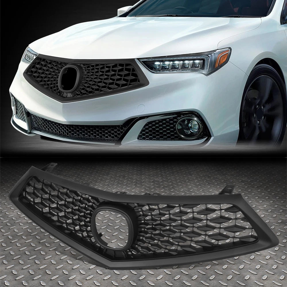 wholesale grill For Acura TLX 2018-2020  OE Style Matte Black Front Bumper Hood Grille Grill Assembly