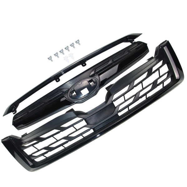 retail Grille Assembly For 2014-2018 Subaru Forester Gloss Balck