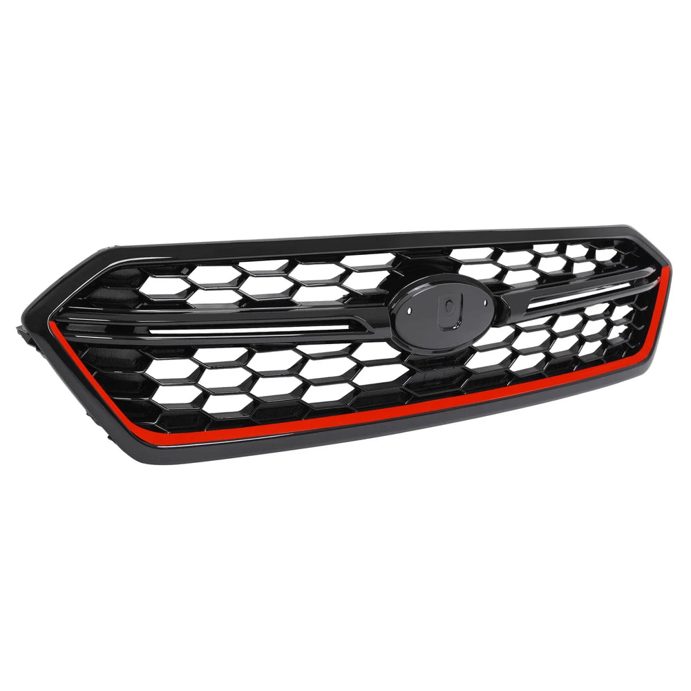 retail front grill For Subaru WRX/WRX STI 2018-2020 Black Front Bumper Upper Grille W/Red Trim