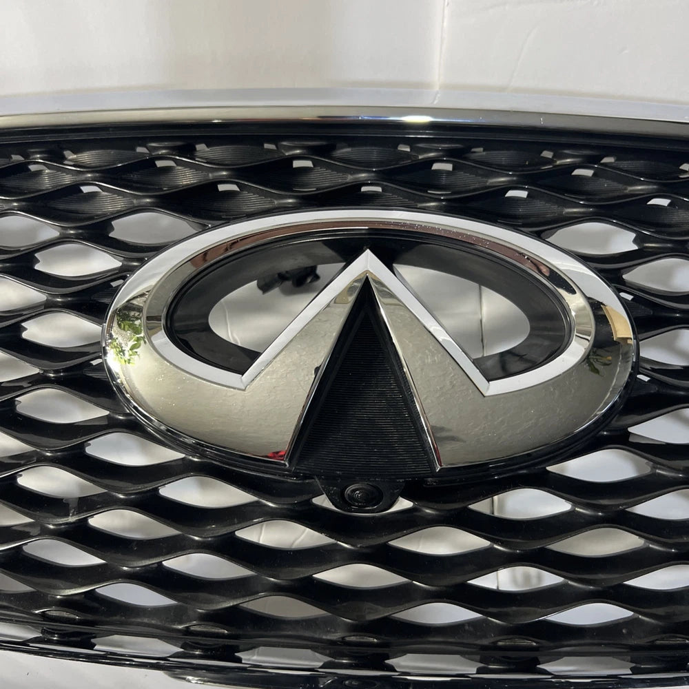 wholesale car grill for Infiniti 2015 2016 2017 Qx80 Grille Chrome With Camera Hole OEM 62310 5za0a